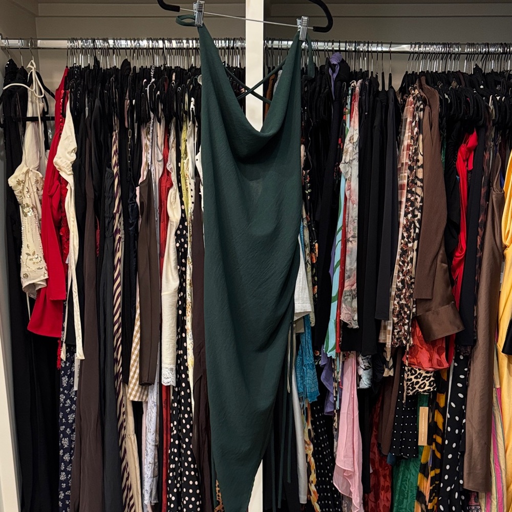Elegant Green Women's Dress